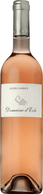 19,95 € 免费送货 | 玫瑰酒 Domaine d'Eole Cuveé Caprice A.O.C. Côtes de Provence 普罗旺斯 法国 Syrah, Grenache Tintorera 瓶子 75 cl