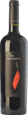 8,95 € Spedizione Gratuita | Vino rosso Iniesta Finca El Carril Hechicero Crianza D.O. Manchuela Castilla-La Mancha Spagna Tempranillo, Syrah, Cabernet Sauvignon, Petit Verdot Bottiglia 75 cl