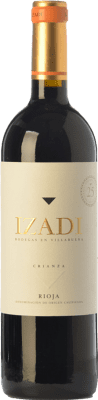6,95 € Free Shipping | Red wine Izadi Crianza D.O.Ca. Rioja The Rioja Spain Tempranillo Half Bottle 37 cl