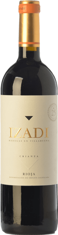 6,95 € Free Shipping | Red Wine Izadi Crianza — Aged D.O.Ca. Rioja The Rioja Spain Tempranillo Half Bottle 37 cl