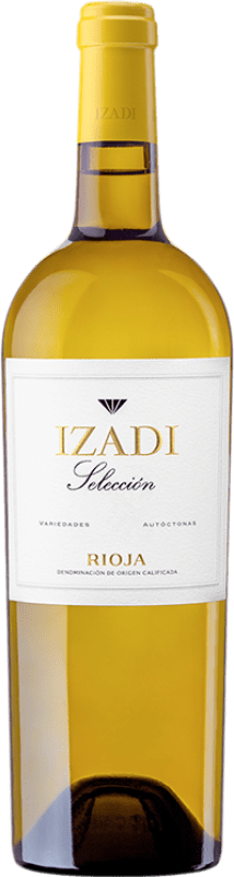 14,95 € Spedizione Gratuita | Vino Bianco Izadi Crianza — Invecchiato in Botte D.O.Ca. Rioja La Rioja Spagna Viura, Malvasia 75 cl