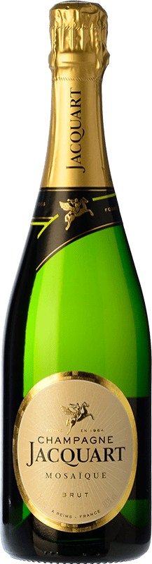 42,95 € Envoi gratuit | Blanc mousseux Jacquart Mosaïque Brut A.O.C. Champagne Champagne France Pinot Noir, Chardonnay, Pinot Meunier Bouteille 75 cl