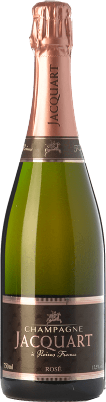 51,95 € 送料無料 | ロゼスパークリングワイン Jacquart Mosaïque Rosé Brut A.O.C. Champagne シャンパン フランス Pinot Black, Chardonnay, Pinot Meunier ボトル 75 cl
