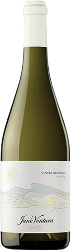 8,95 € Бесплатная доставка | Белое вино Jané Ventura Blanc Selecció D.O. Penedès Каталония Испания Xarel·lo, Muscatel Small Grain, Subirat Parent бутылка 75 cl