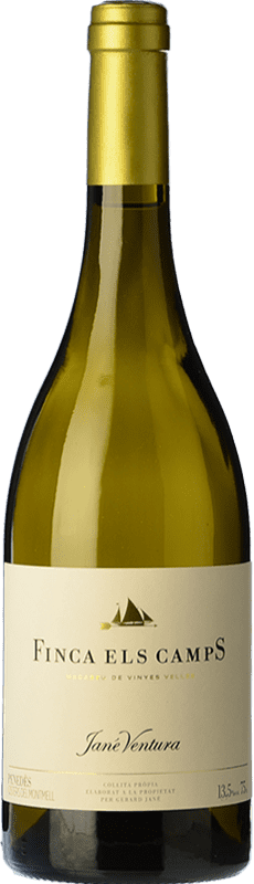17,95 € Free Shipping | White wine Jané Ventura Finca Els Camps Macabeu Aged D.O. Penedès Catalonia Spain Macabeo Bottle 75 cl