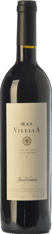 25,95 € Free Shipping | Red wine Jané Ventura Mas Vilella Aged D.O. Penedès Catalonia Spain Cabernet Sauvignon Bottle 75 cl