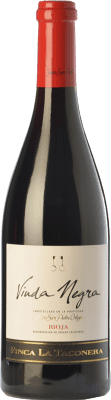 65,95 € Free Shipping | Red wine San Pedro Ortega Viuda Negra Finca La Taconera Aged D.O.Ca. Rioja The Rioja Spain Tempranillo Bottle 75 cl