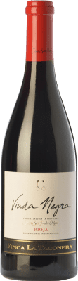 7,95 € 免费送货 | 红酒 Javier San Pedro Viuda Negra Finca La Taconera 岁 D.O.Ca. Rioja 拉里奥哈 西班牙 Tempranillo 瓶子 75 cl