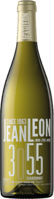 13,95 € Free Shipping | White Wine Jean Leon 3055 Crianza — Aged D.O. Penedès Catalonia Spain Chardonnay Eco — Organic Bottle 75 cl