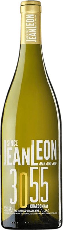 15,95 € Free Shipping | White wine Jean Leon 3055 Aged D.O. Penedès Catalonia Spain Chardonnay Bottle 75 cl