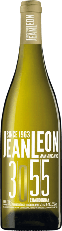 15,95 € Free Shipping | White wine Jean Leon 3055 Aged D.O. Penedès Catalonia Spain Chardonnay Bottle 75 cl