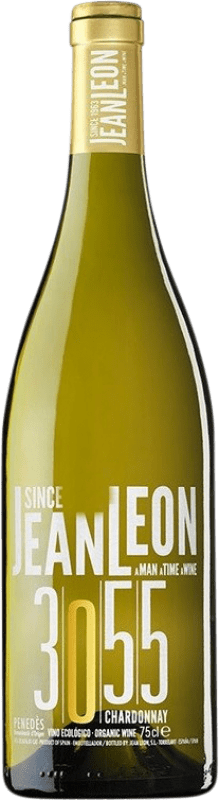 13,95 € Envio grátis | Vinho branco Jean Leon 3055 Crianza D.O. Penedès Catalunha Espanha Chardonnay Garrafa 75 cl