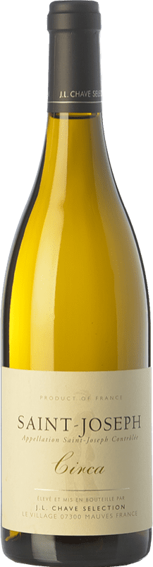 43,95 € Envío gratis | Vino blanco Jean-Louis Chave Circa Crianza A.O.C. Saint-Joseph Rhône Francia Roussanne Botella 75 cl