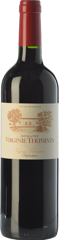 9,95 € Free Shipping | Red wine Jean-Luc Thunevin Domaine Virginie Crianza A.O.C. Bordeaux Bordeaux France Merlot, Cabernet Sauvignon, Cabernet Franc Bottle 75 cl