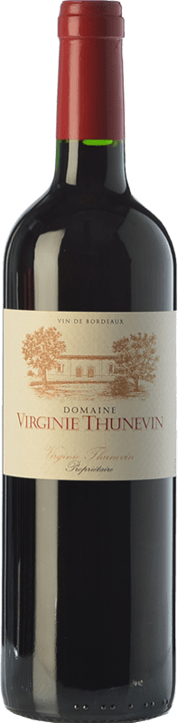 11,95 € Free Shipping | Red Wine Jean-Luc Thunevin Domaine Virginie Crianza — Aged A.O.C. Bordeaux Bordeaux France Merlot, Cabernet Sauvignon, Cabernet Franc Bottle 75 cl