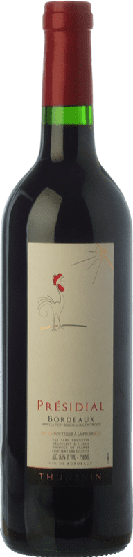 6,95 € Free Shipping | Red wine Jean-Luc Thunevin Presidial Le Coq Rouge Joven A.O.C. Bordeaux Bordeaux France Merlot, Cabernet Sauvignon, Cabernet Franc Bottle 75 cl