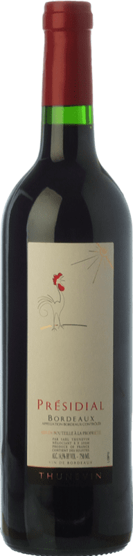 7,95 € Envoi gratuit | Vin Rouge Jean-Luc Thunevin Presidial Le Coq Jeune A.O.C. Bordeaux Bordeaux France Merlot, Cabernet Sauvignon, Cabernet Franc Bouteille 75 cl