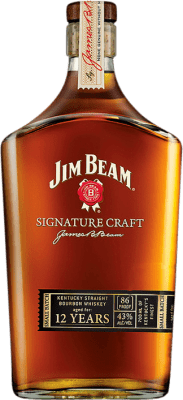 63,95 € Envoi gratuit | Whisky Bourbon Jim Beam Signature Craft Kentucky États Unis 12 Ans Bouteille 70 cl