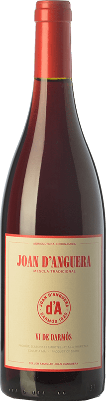 8,95 € Free Shipping | Red wine Joan d'Anguera Vi de Darmós Young D.O. Montsant Catalonia Spain Syrah, Grenache, Cabernet Sauvignon Bottle 75 cl