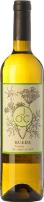 13,95 € Envío gratis | Vino blanco JOC D.O. Rueda Castilla y León España Verdejo Botella 75 cl
