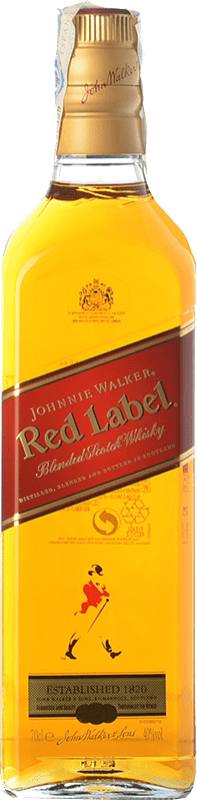 18,95 € Free Shipping | Whisky Blended Johnnie Walker Red Label Scotland United Kingdom Bottle 70 cl