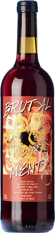 18,95 € Free Shipping | Red wine Jordi Llorens Brutal Young Spain Syrah, Grenache, Cabernet Sauvignon, Macabeo Bottle 75 cl