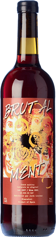 28,95 € Envio grátis | Vinho Tinto Jordi Llorens Brutal Jovem Espanha Syrah, Garnacha — Grenache, Cabernet Sauvignon, Macabeo Garrafa 75 cl