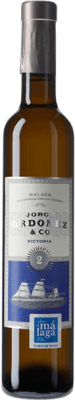 24,95 € Envío gratis | Vino dulce Jorge Ordóñez Nº 2 Victoria D.O. Sierras de Málaga Andalucía España Moscatel de Alejandría Media Botella 37 cl