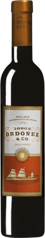 58,95 € Envio grátis | Vinho Doce Jorge Ordóñez Nº 3 VV Viñas Viejas — Vinhas Velhas D.O. Sierras de Málaga Andaluzia Espanha Moscatel Meia Garrafa 37 cl