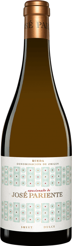 17,95 € 免费送货 | 甜酒 José Pariente Apasionado D.O. Rueda 卡斯蒂利亚莱昂 西班牙 Sauvignon White 瓶子 Medium 50 cl