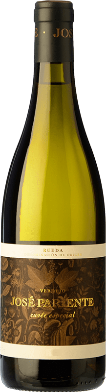 29,95 € Spedizione Gratuita | Vino bianco José Pariente Cuvée Especial D.O. Rueda Castilla y León Spagna Verdejo Bottiglia 75 cl