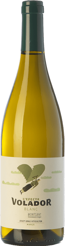 10,95 € Free Shipping | White wine Josep Grau L'Efecte Volador Blanc D.O. Montsant Catalonia Spain Viura, Grenache White Organic Bottle 75 cl