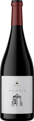 15,95 € Free Shipping | Red wine Josep Grau Vespres Young D.O. Montsant Catalonia Spain Merlot, Grenache Bottle 75 cl