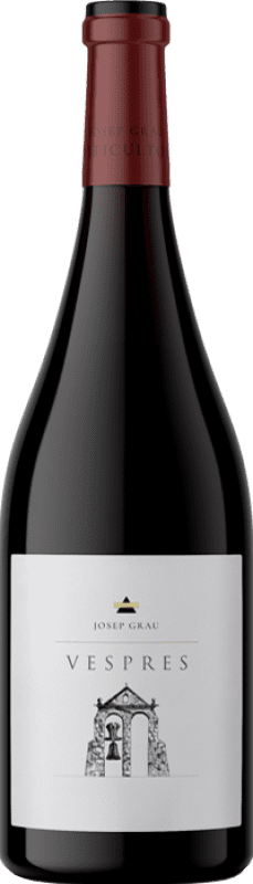 15,95 € Spedizione Gratuita | Vino rosso Josep Grau Vespres Giovane D.O. Montsant Catalogna Spagna Merlot, Grenache Bottiglia 75 cl