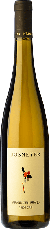 58,95 € Envio grátis | Vinho branco Domaine Josmeyer Grand Cru Brand Crianza A.O.C. Alsace Alsácia França Pinot Cinza Garrafa 75 cl