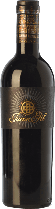 18,95 € Envio grátis | Vinho doce Juan Gil Tinto D.O. Jumilla Castela-Mancha Espanha Monastrell Meia Garrafa 37 cl