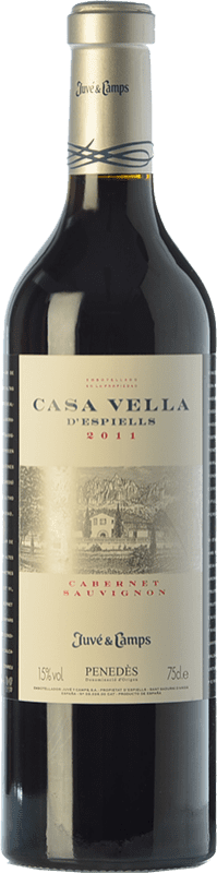 18,95 € Free Shipping | Red wine Juvé y Camps Casa Vella d'Espiells Aged D.O. Penedès Catalonia Spain Cabernet Sauvignon Bottle 75 cl