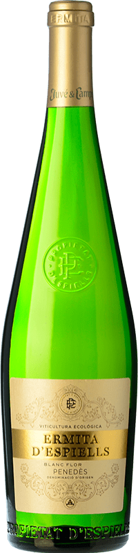 10,95 € Spedizione Gratuita | Vino bianco Juvé y Camps Ermita d'Espiells D.O. Penedès Catalogna Spagna Macabeo, Xarel·lo, Parellada Bottiglia 75 cl