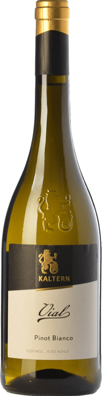 21,95 € Kostenloser Versand | Weißwein Kaltern Pinot Bianco Vial D.O.C. Alto Adige Trentino-Südtirol Italien Weißburgunder Flasche 75 cl