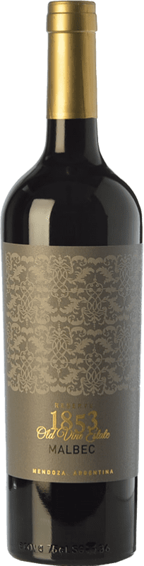 14,95 € Free Shipping | Red Wine Kauzo 1853 Reserve — Aged I.G. Valle de Uco Uco Valley Argentina Malbec 75 cl
