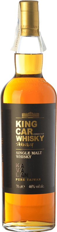 84,95 € 免费送货 | 威士忌单一麦芽威士忌 Kavalan King Car Whisky 台湾 瓶子 70 cl