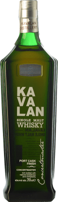 59,95 € Free Shipping | Whisky Single Malt Kavalan Port Cask Finish Taiwan Bottle 70 cl