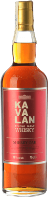 123,95 € Free Shipping | Whisky Single Malt Kavalan Sherry Cask Finish Taiwan Bottle 70 cl