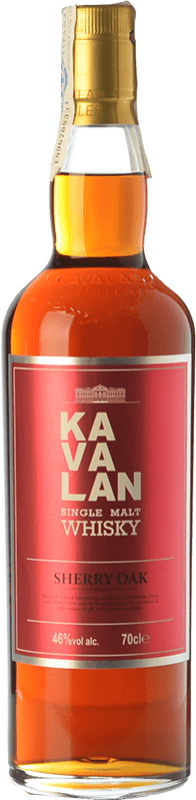129,95 € Бесплатная доставка | Виски из одного солода Kavalan Sherry Cask Finish Тайвань бутылка 70 cl