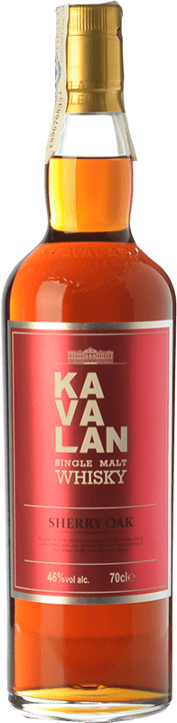 123,95 € Spedizione Gratuita | Whisky Single Malt Kavalan Sherry Cask Finish Taiwan Bottiglia 70 cl