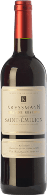 13,95 € Free Shipping | Red wine Kressmann Grande Réserve Gran Reserva A.O.C. Saint-Émilion Bordeaux France Merlot, Cabernet Sauvignon, Cabernet Franc Bottle 75 cl