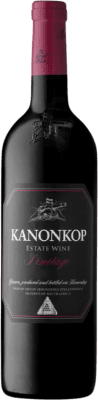 141,95 € Free Shipping | Red wine Kanonkop Black Label I.G. Stellenbosch Coastal Region South Africa Pinotage Bottle 75 cl