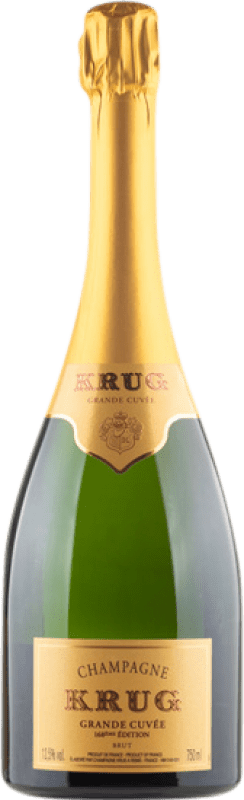 299,95 € Envoi gratuit | Vin Mousseux Blanc Krug Brut Grande Cuvée Grande Réserve A.O.C. Champagne Champagne France Pinot Noir, Chardonnay, Pinot Meunier Bouteille 75 cl