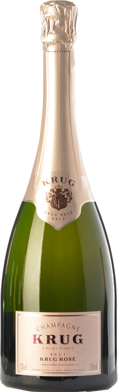 549,95 € Envoi gratuit | Vin Mousseux Rosé Krug Brut Rosé Grande Réserve A.O.C. Champagne Champagne France Pinot Noir, Chardonnay, Pinot Meunier 75 cl