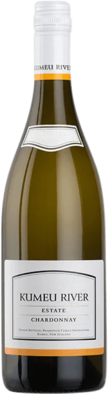 52,95 € Envio grátis | Vinho branco Kumeu River Estate Crianza I.G. Auckland Auckland Nova Zelândia Chardonnay Garrafa 75 cl